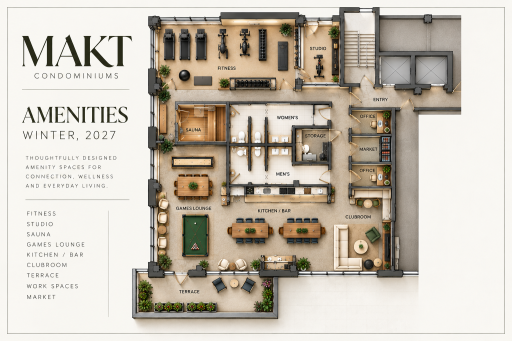 MAKT- Amenities Renderings (Conceptual Floorplan)