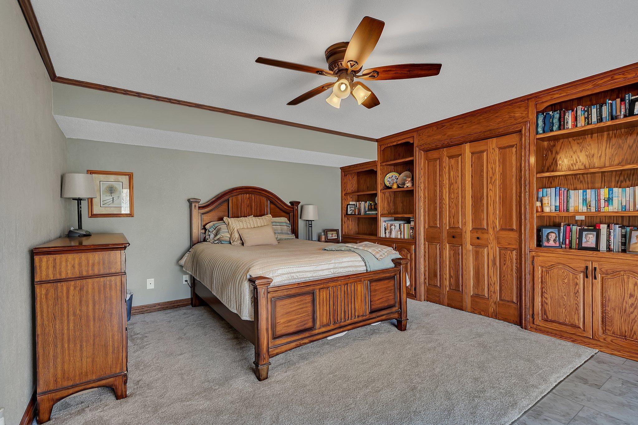 Lower level 5th bedroom, perfect for guests.