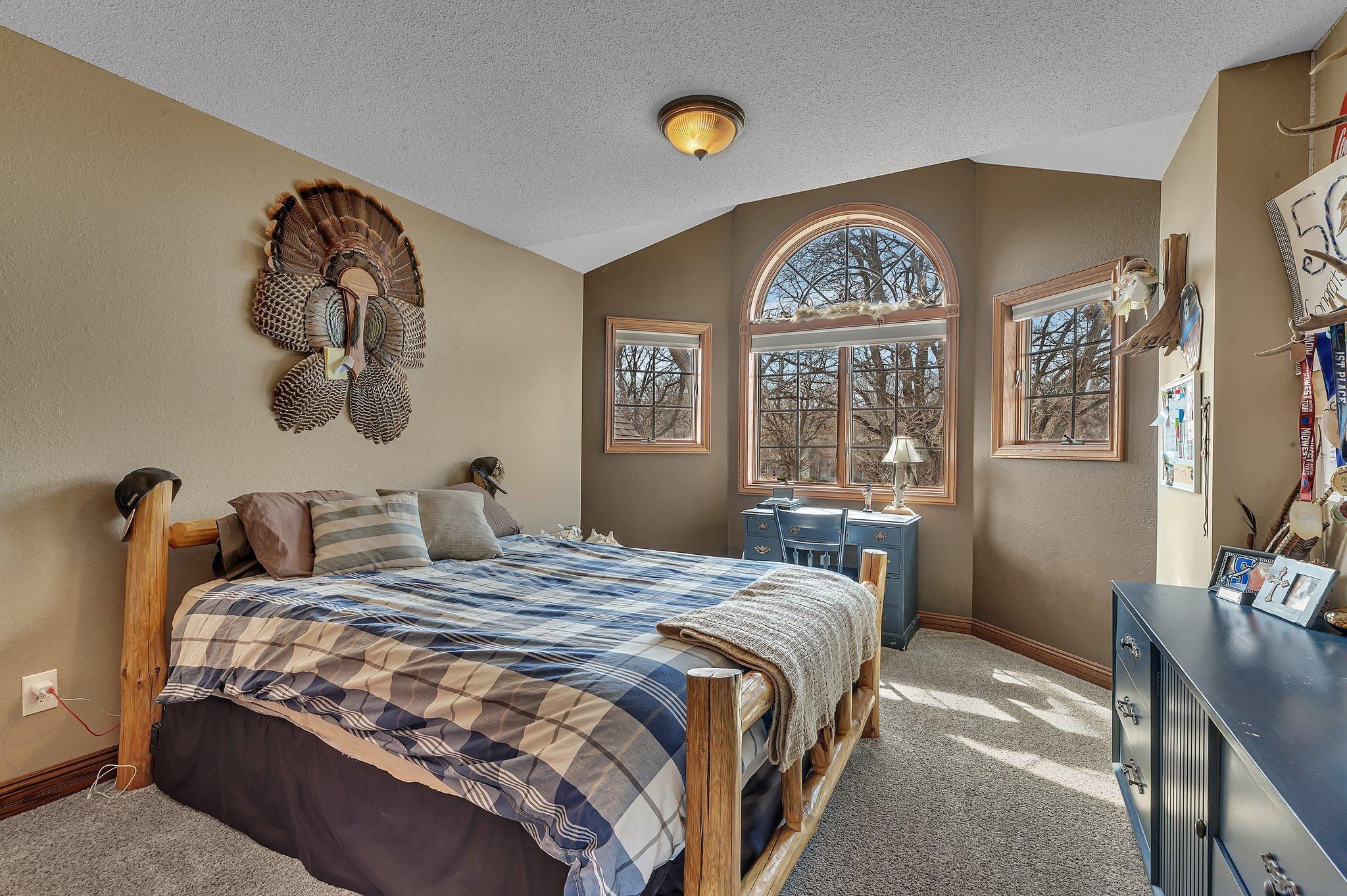 Upper level bedroom #4.