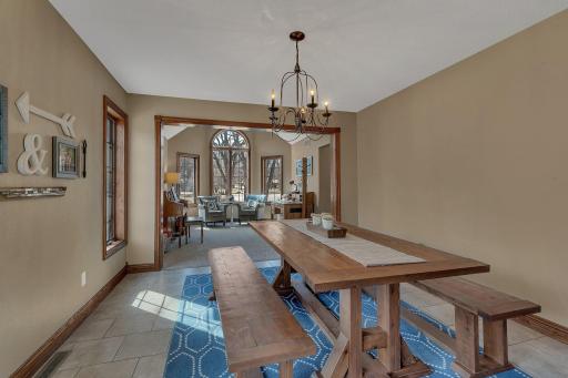 Hostings a breeze with this formal dining room.