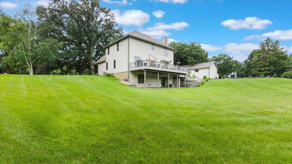 Walkout lower-level, spacious yard.