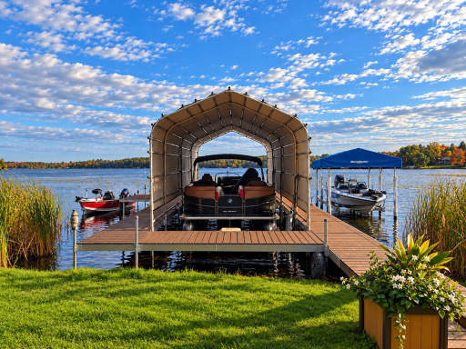 An existing dock, established landscaping, and spacious grounds make this an inviting setting for boating, fishing, swimming, outdoor gatherings, and relaxing weekends at the lake.