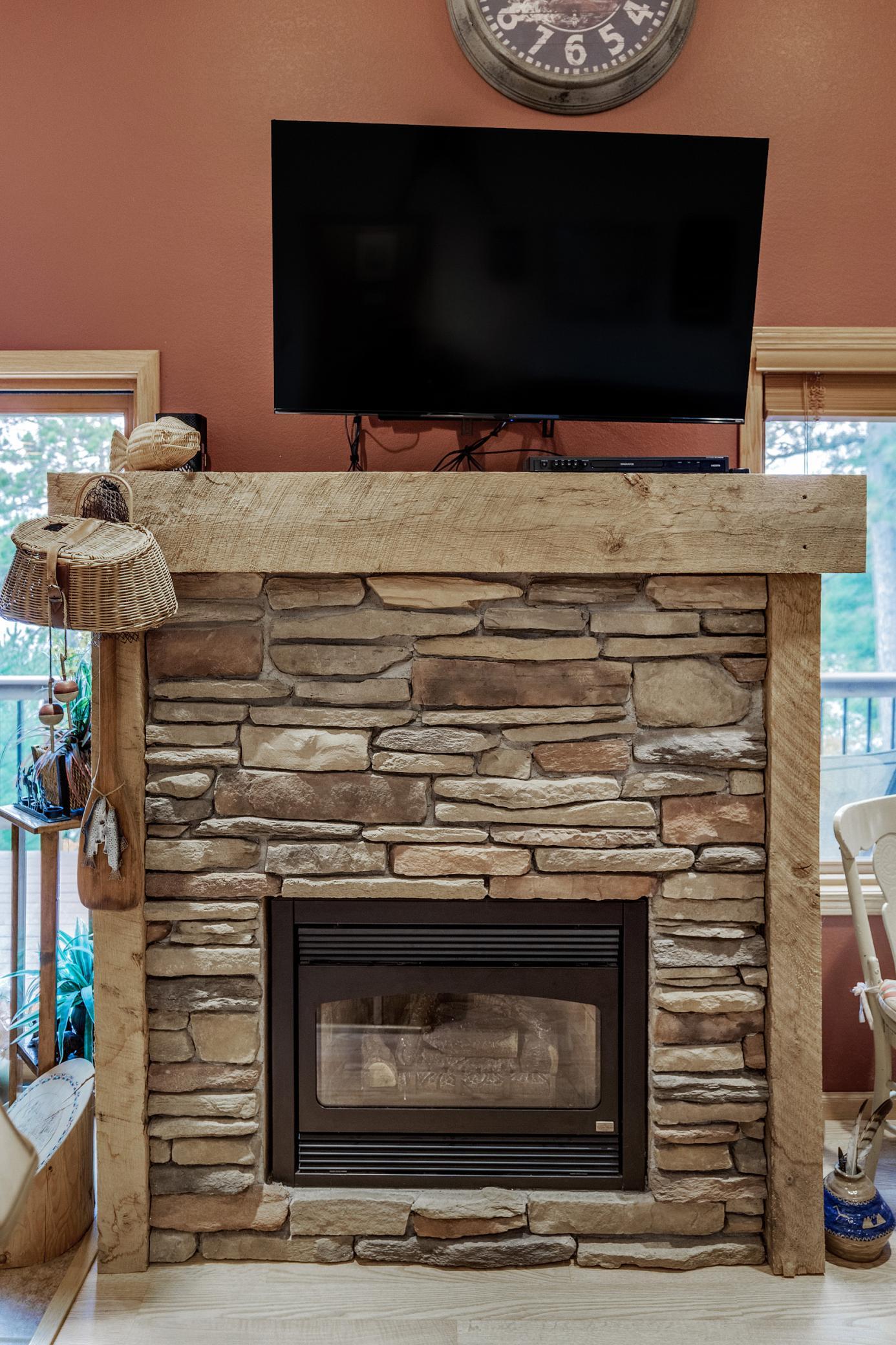 Propane fire place