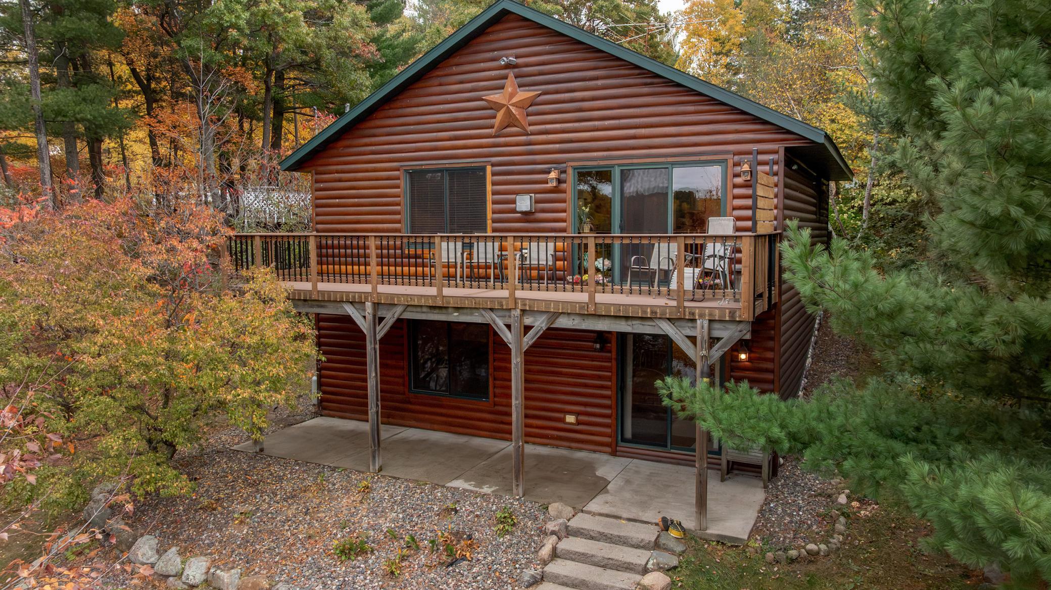Nice walk out patio off the family room