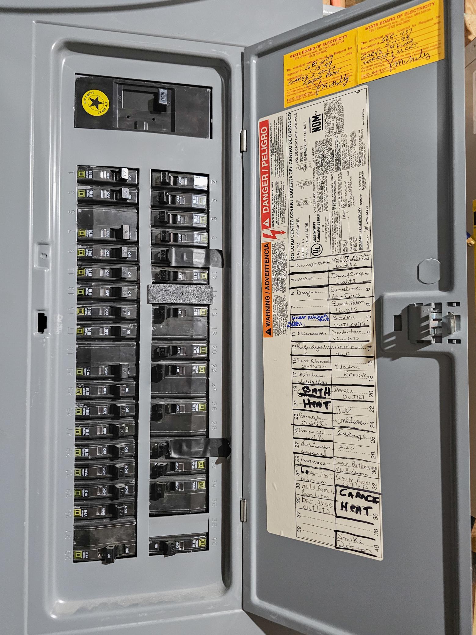 200 amp Service