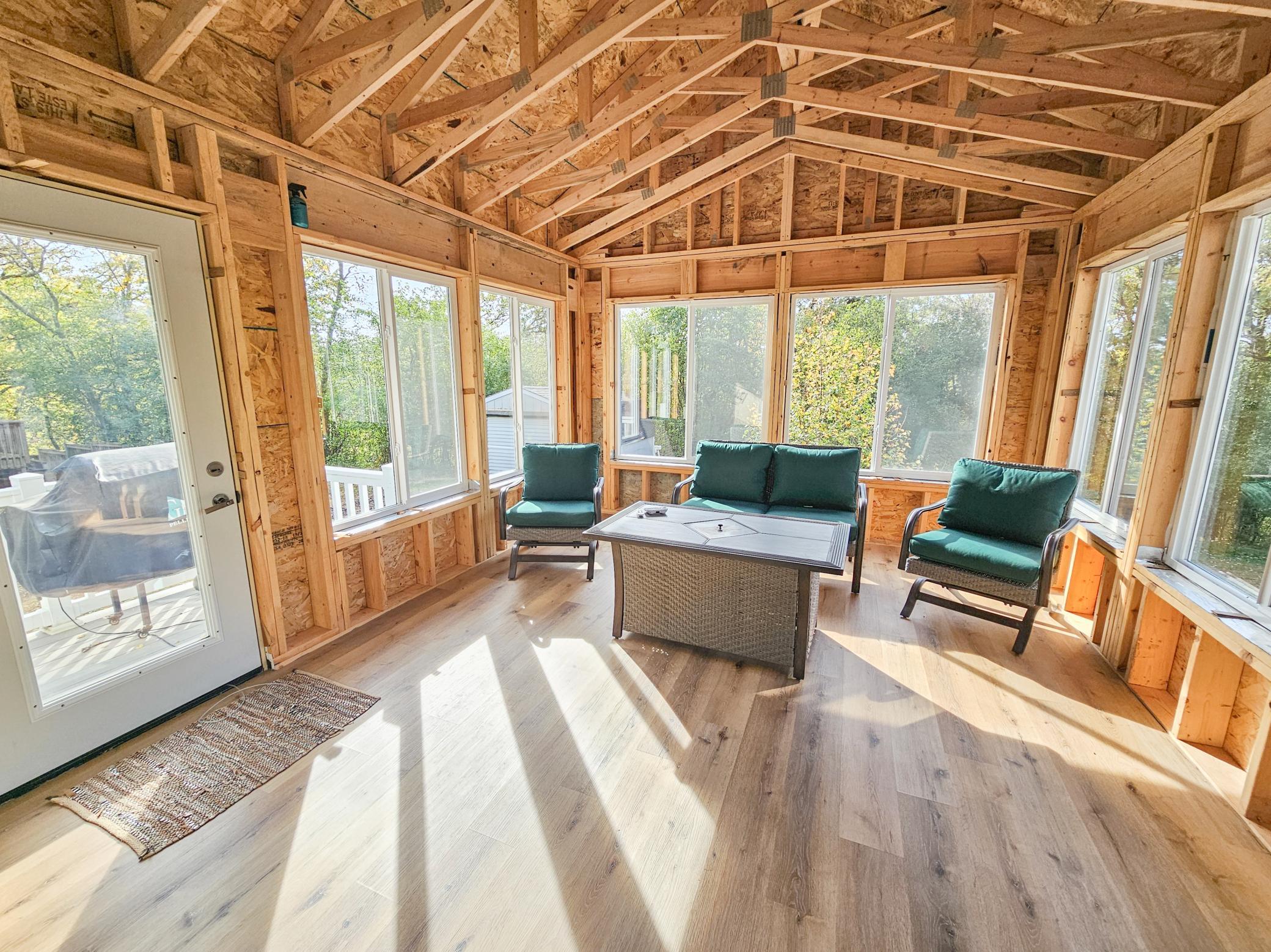 Three Season Porch off of Dining Room