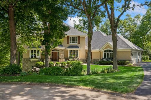 Exceptional Custom Home, on the highest street in Minnetonka and at the end of a quiet cul-de-sac