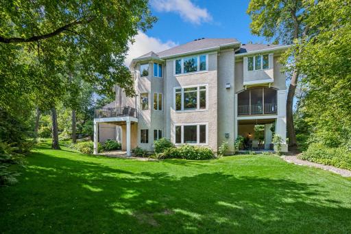 Private wooded sanctuary where mature trees create a peaceful retreat immersed in nature.