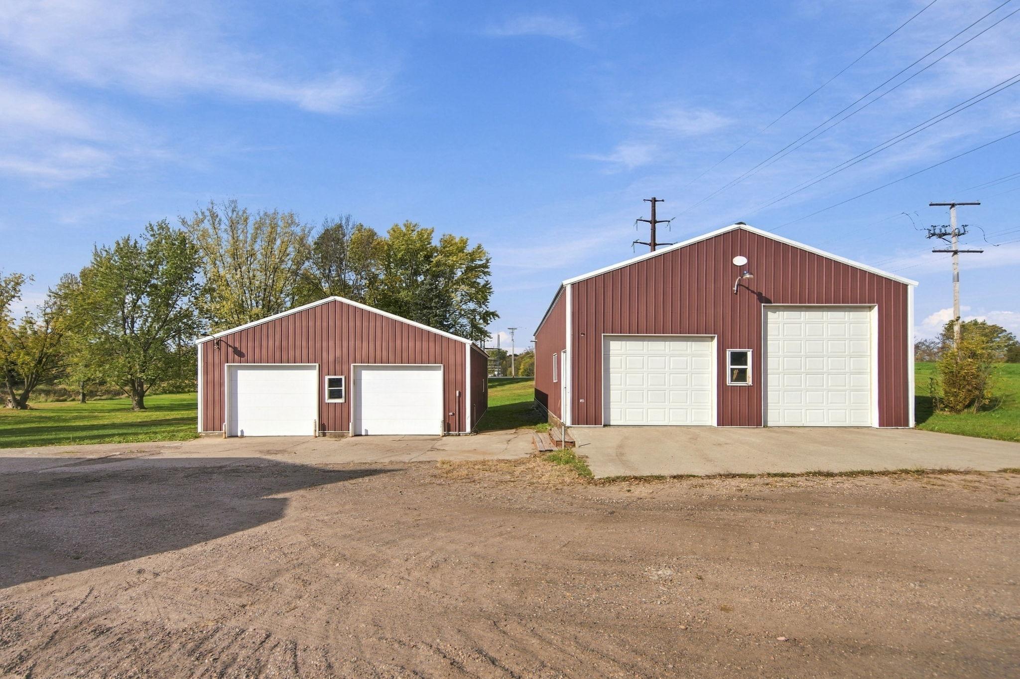 Two detached garages! 55x30 & 40x30!