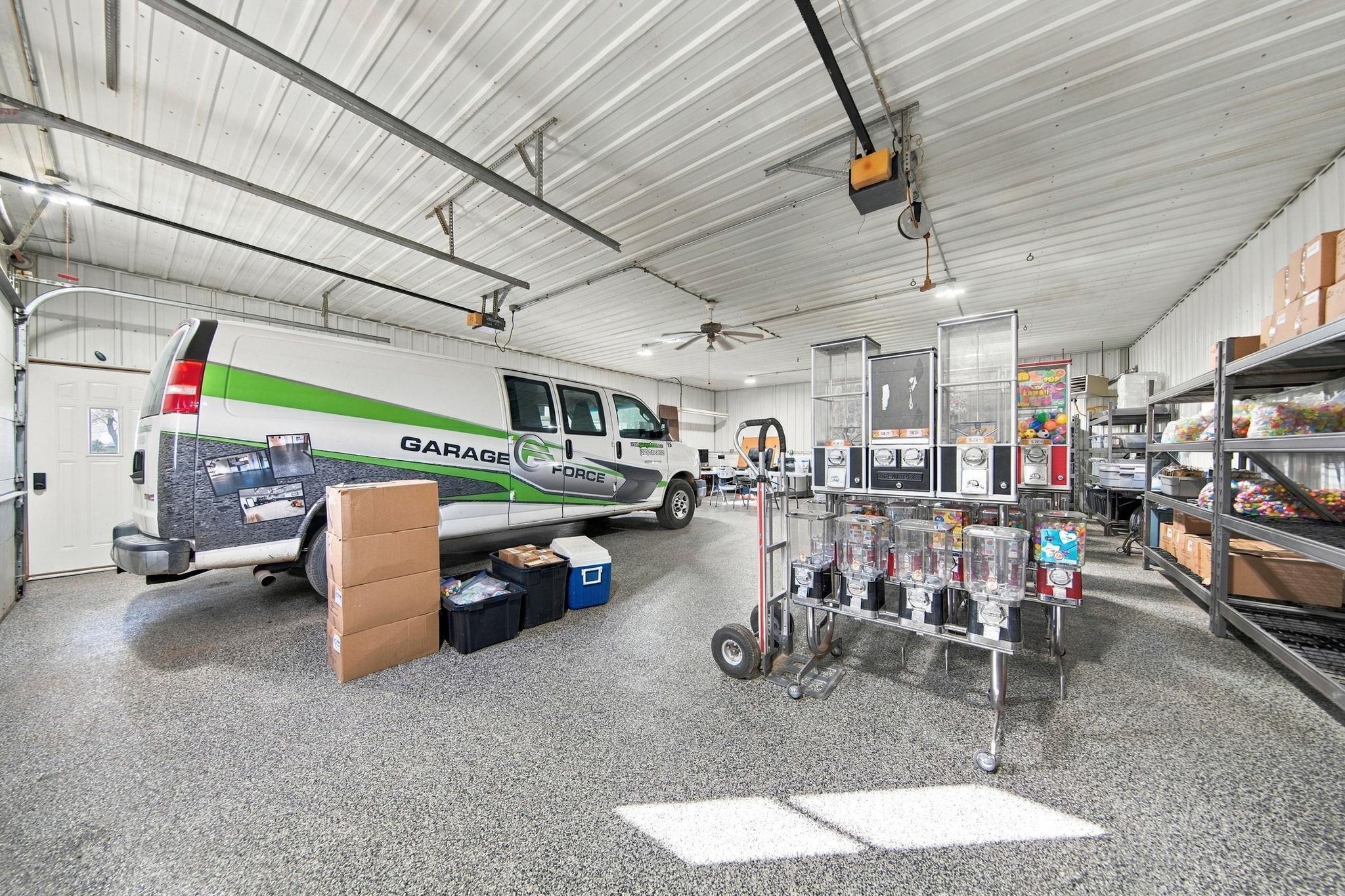 So much space with the additional garages!
