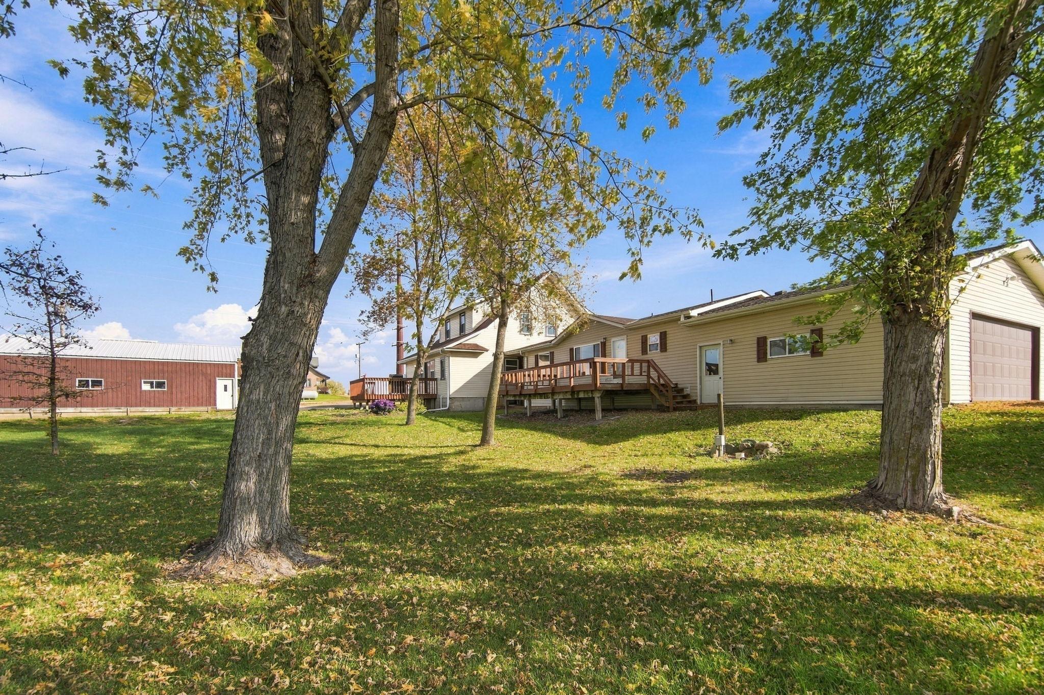 Both wings of the home feature their own private decks overlooking your acreage.