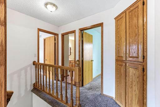 Upper level featuring three comfortable bedrooms for flexible everyday living.