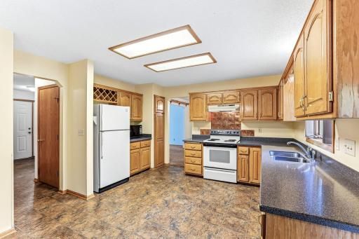 Kitchen offering practical, well-planned storage for everyday cooking and organization.