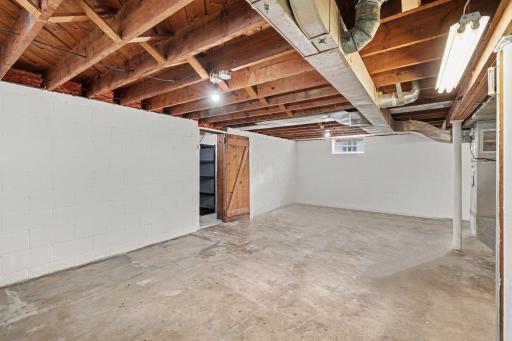 INCREASE YOUR EQUITY BY FINISHING THE BASEMENT FOR YOUR OWN NEEDS OR SIMPLY USE FOR STORAGE