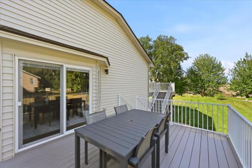 Low-maintenance Azek decking means more time enjoying the outdoor space.