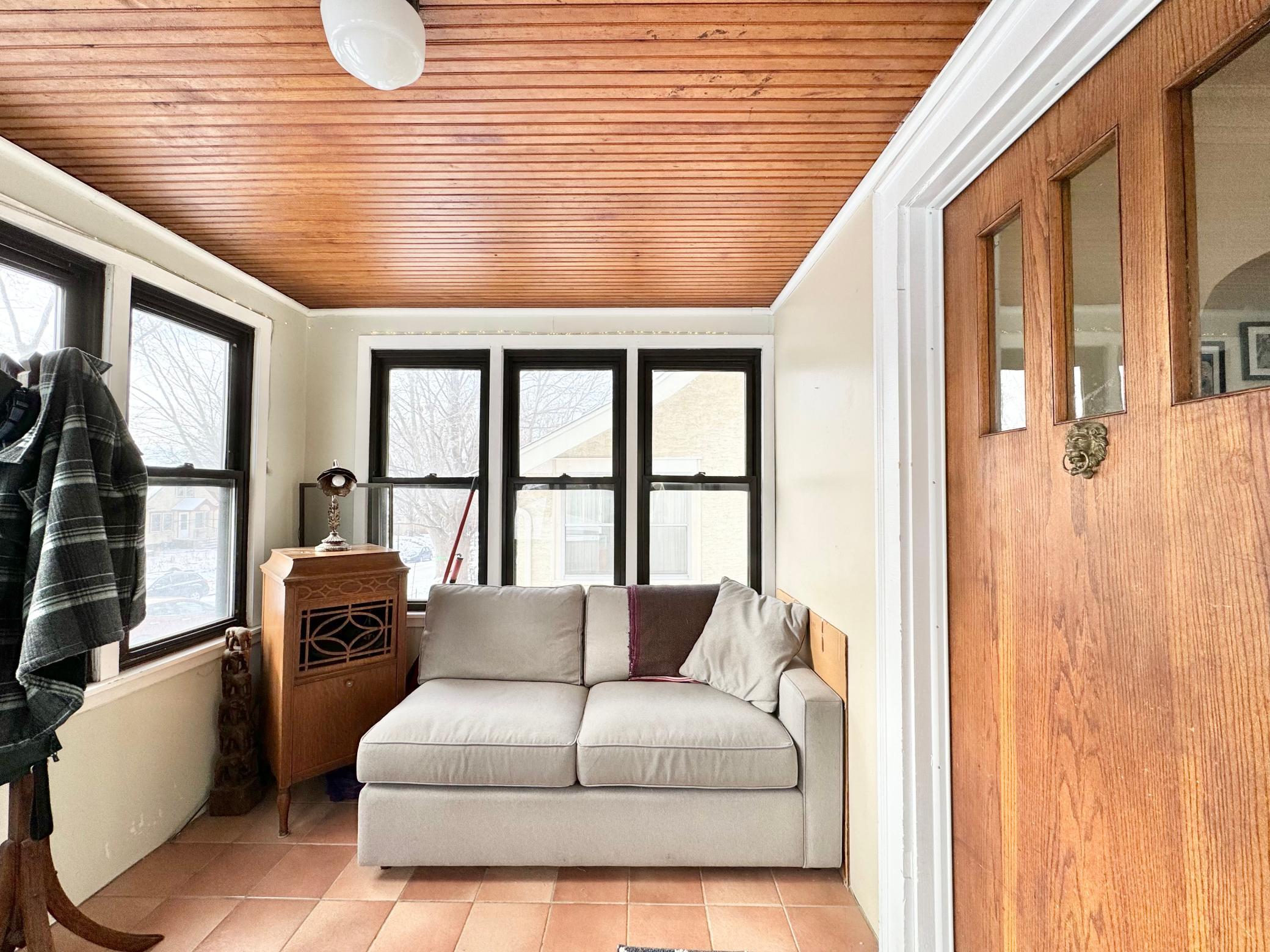 Front entry porch.