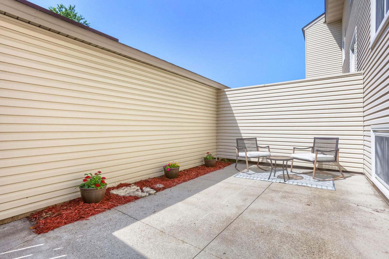 Front Private Patio