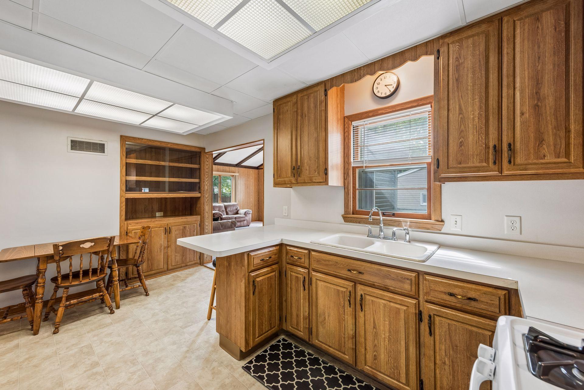 Eat in Kitchen with built in hutch