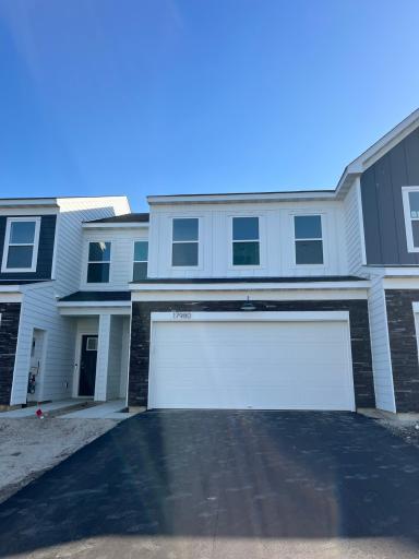 Front of the cute townhome! Has privacy between next door neighbor in front entryway