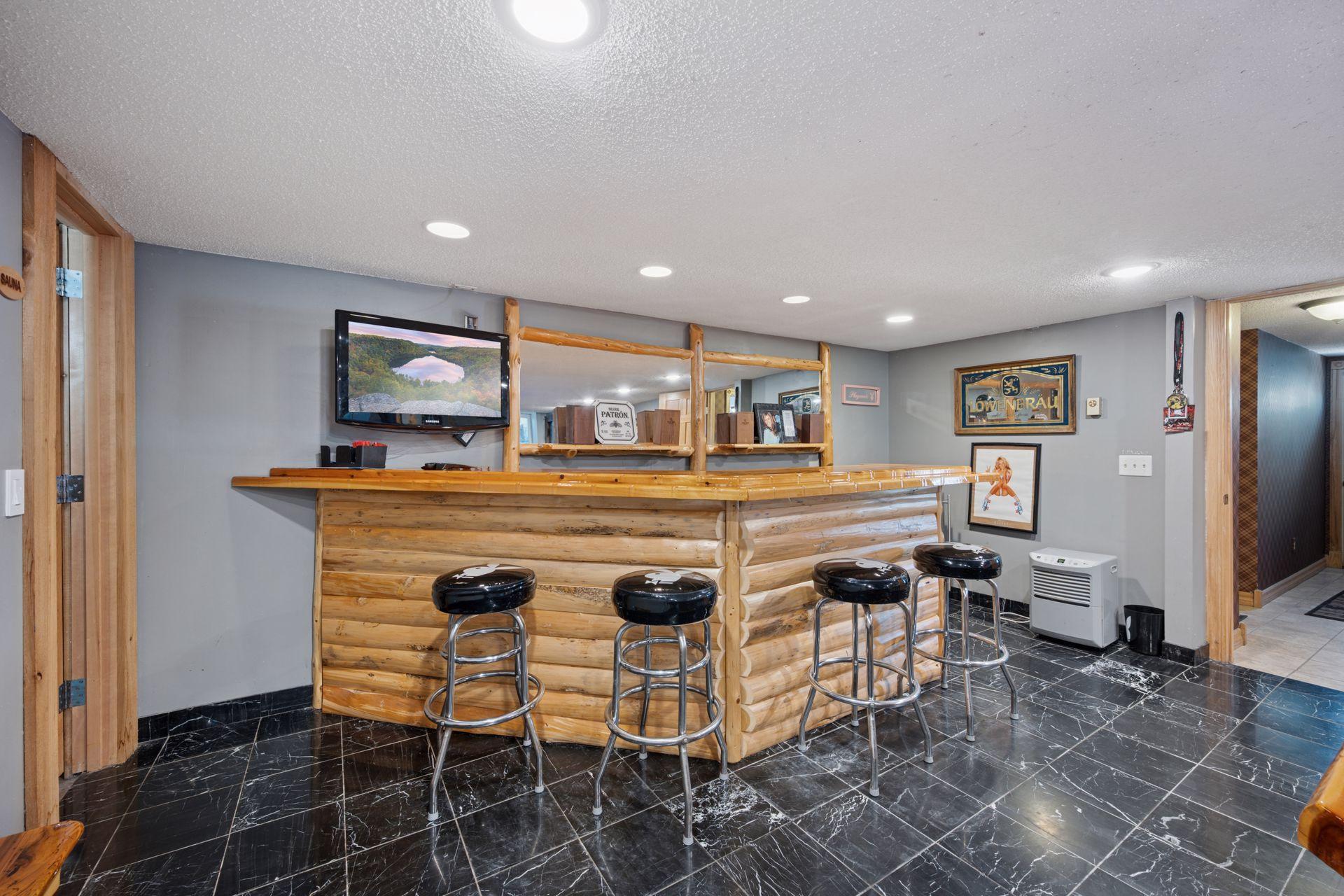 Custom Made Bar Area
