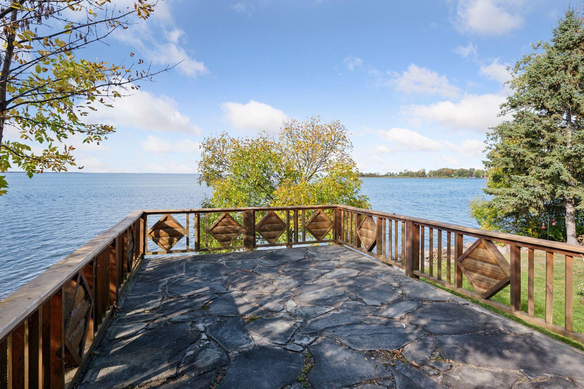 Another Outdoor Entertaining Space Above the Boat House