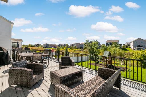 This deck is perfect for entertaining or simply relaxing with a good book!