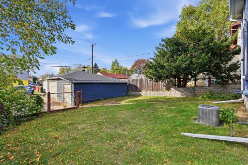 The backyard is amazing for entertaining and fully fenced in with easy access to the 3 car garage.