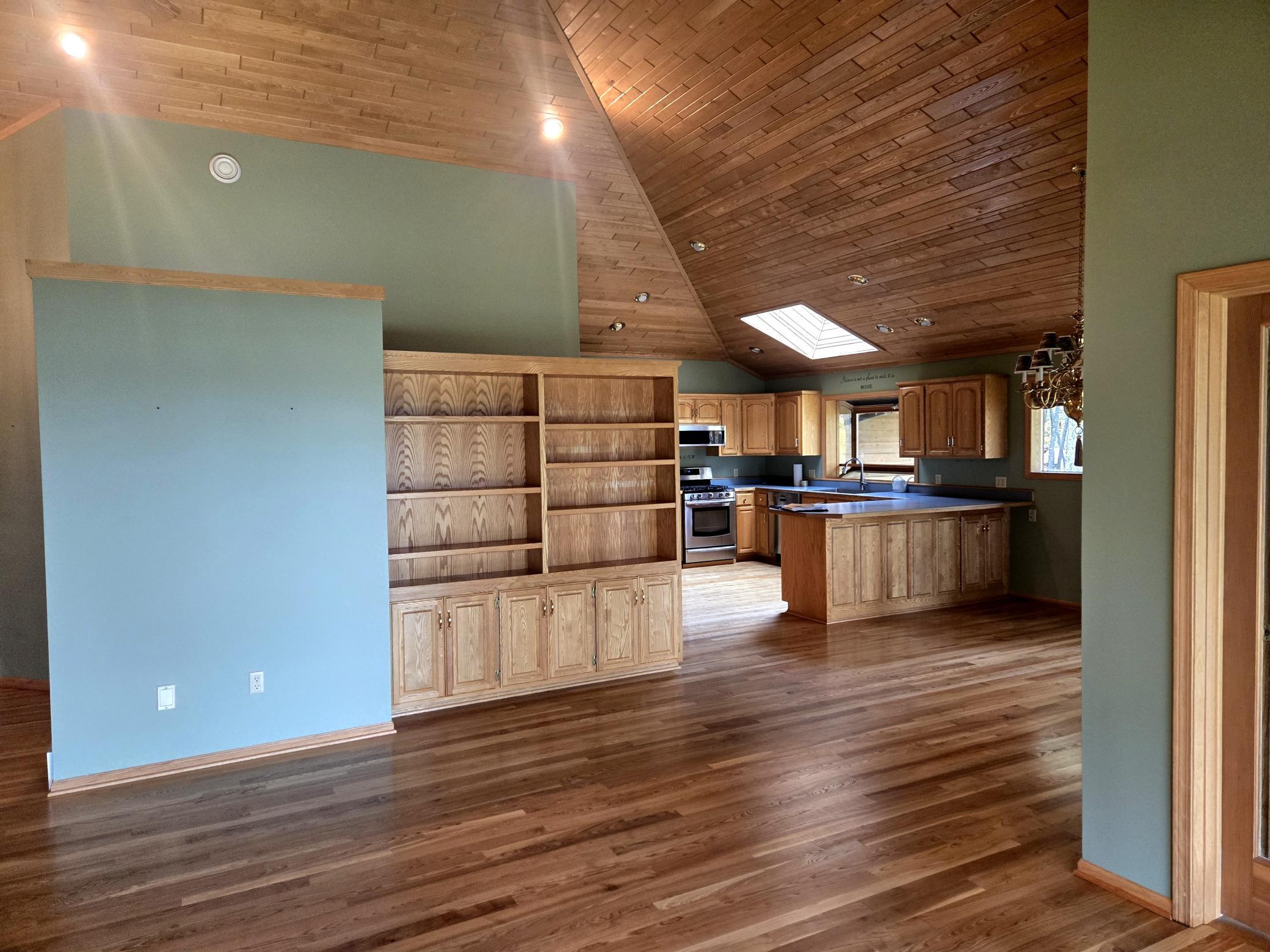 Kitchen & Bookcase Front Side