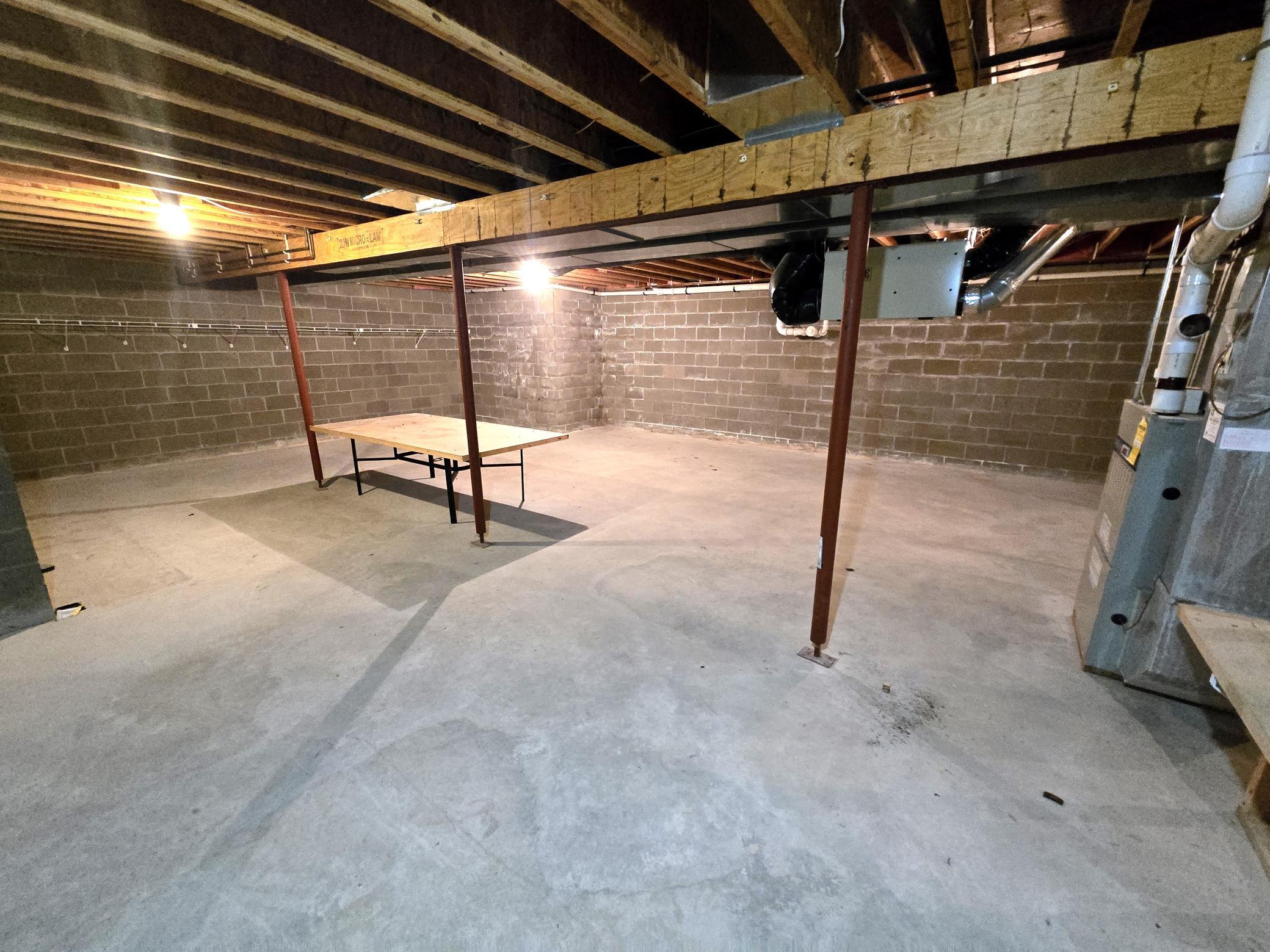 Lower Level Unfinished