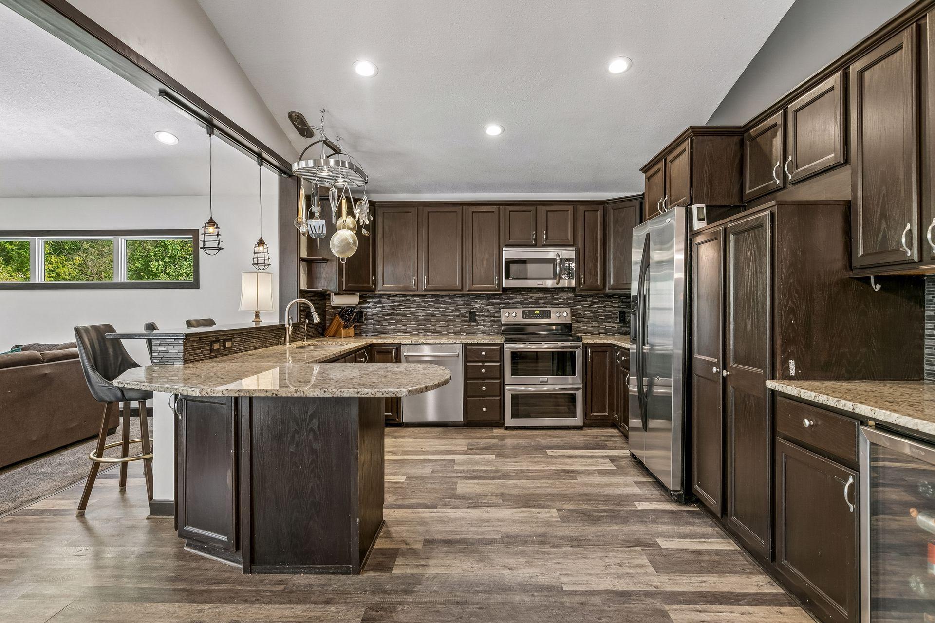 Open Concept Kitchen W/ Seating