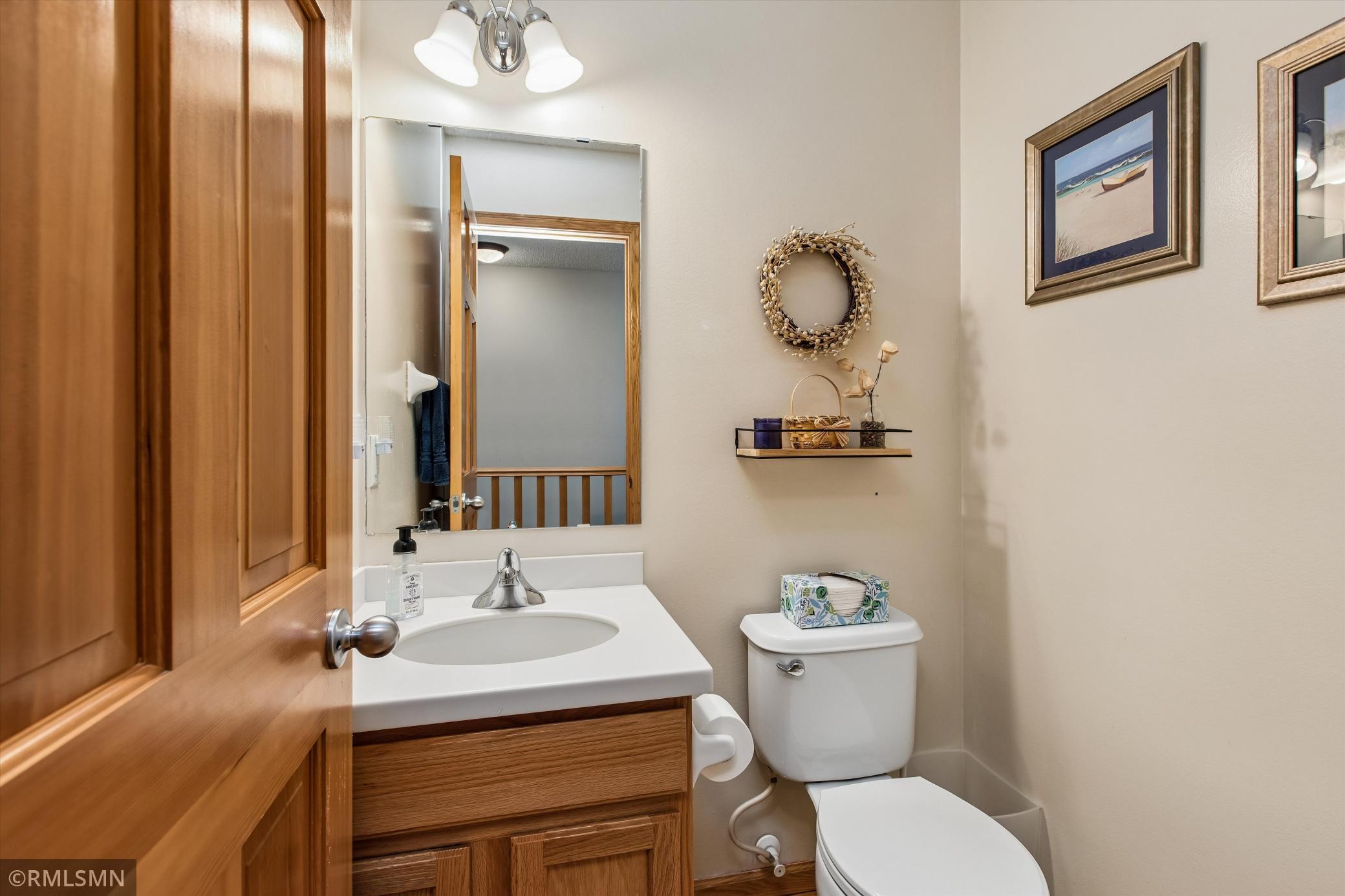 Main floor half bath