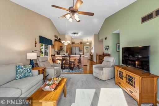 Kitchen, dining and living room - all open to each other!