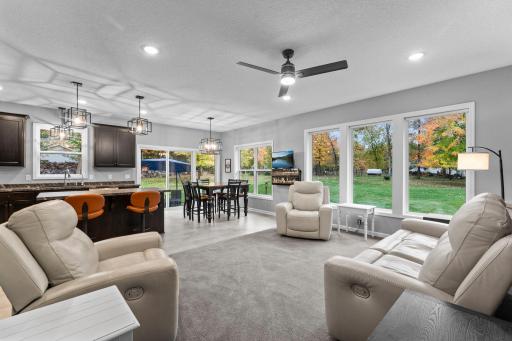Open and spacious main level living with so much natural light!