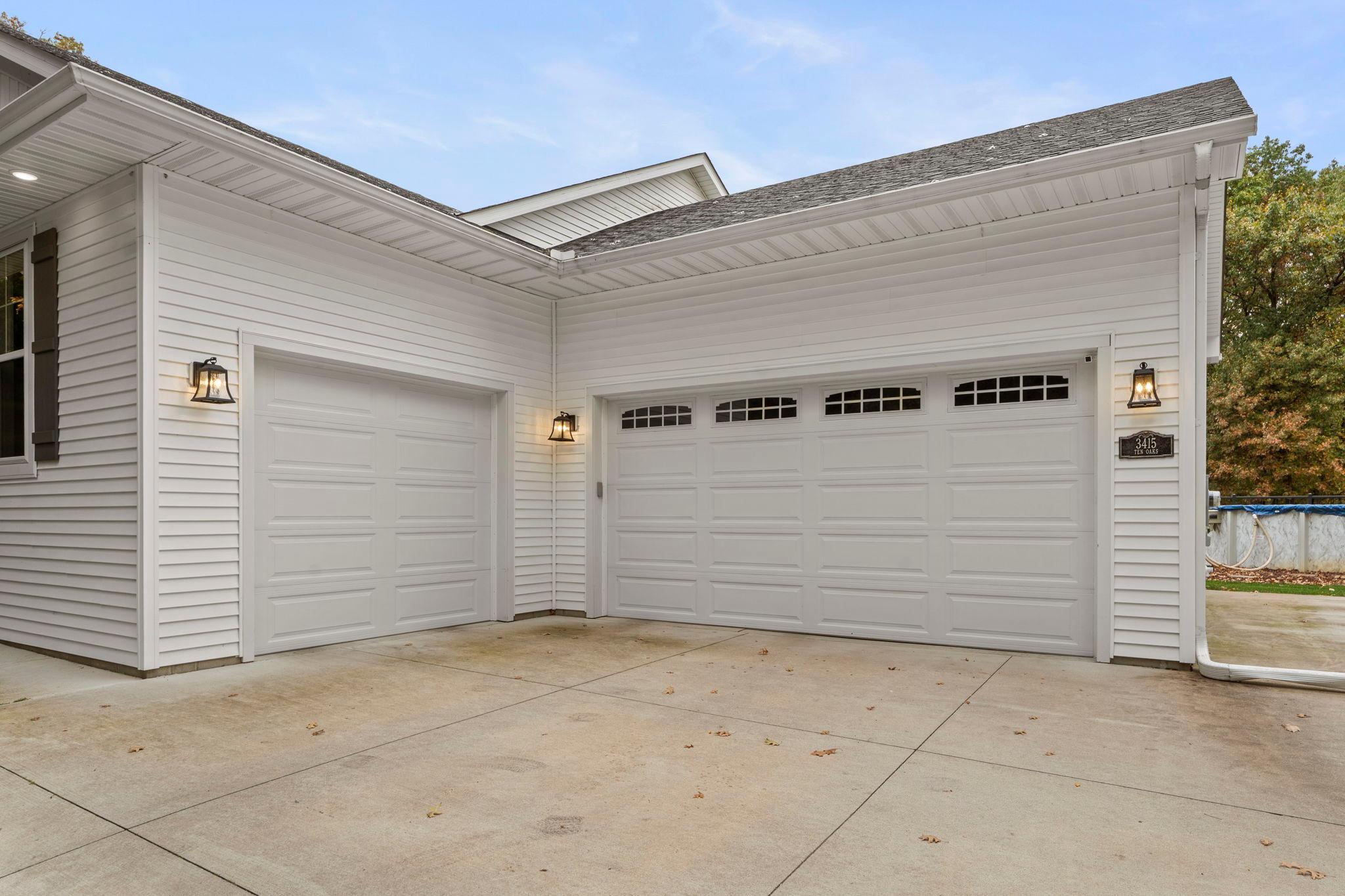 An RV pad with a 30 amp hook up is just off of the side of the garage.