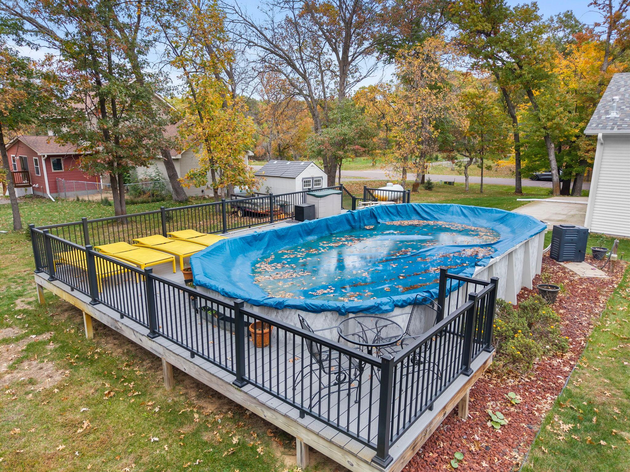 No need to leave home to enjoy the pool in the summer.