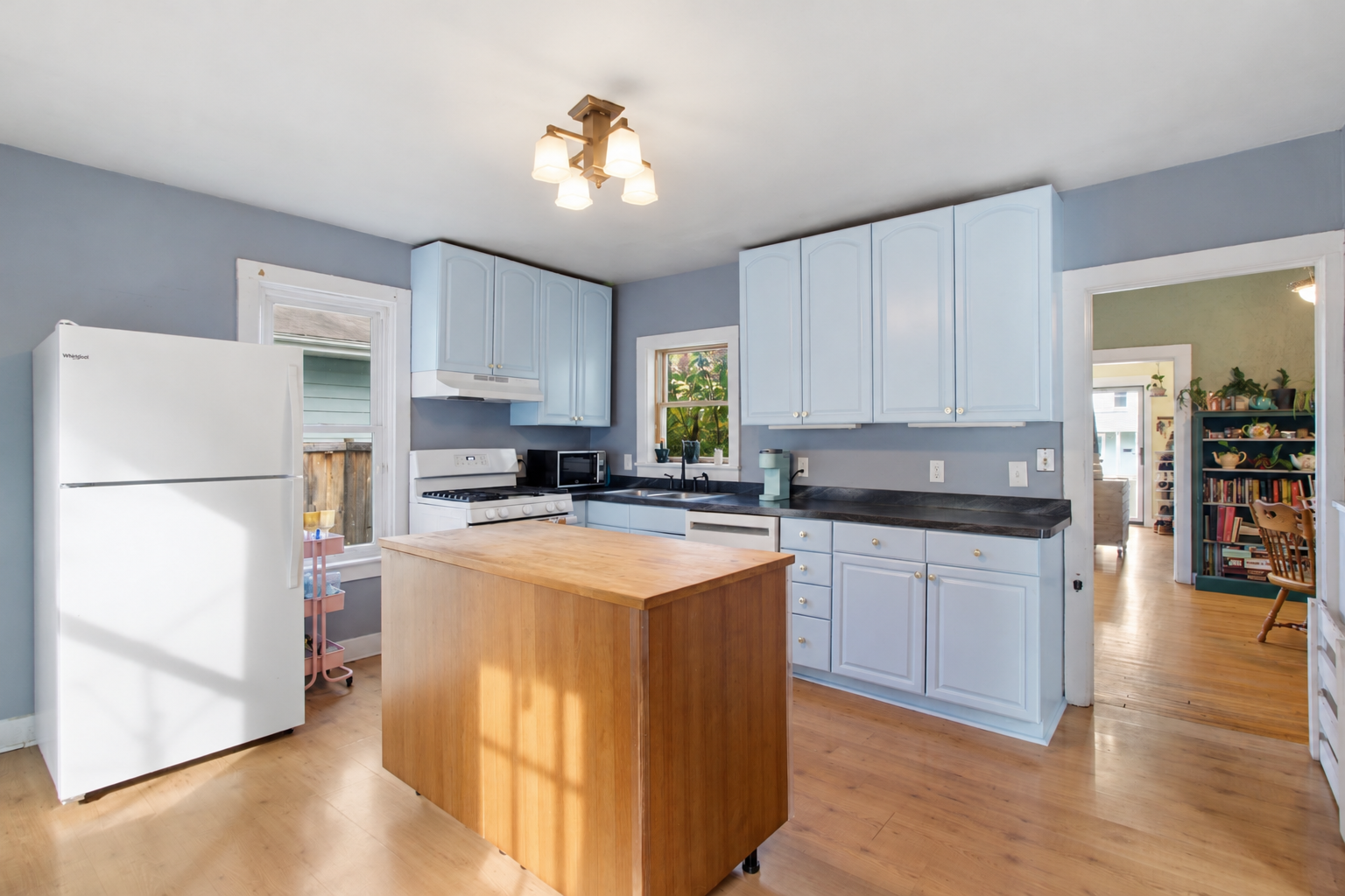 Bright and updated kitchen