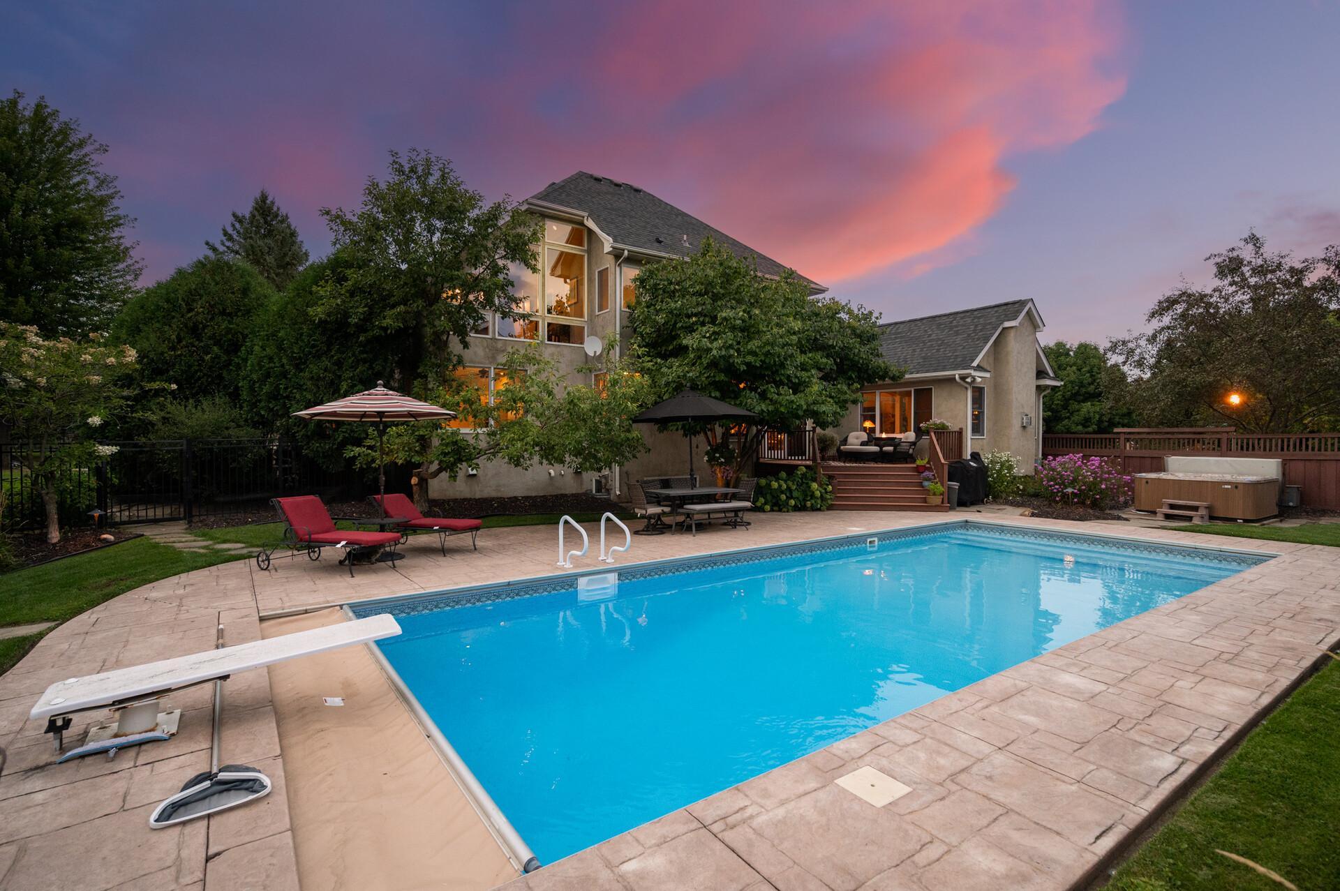 Spend summers in your heated pool