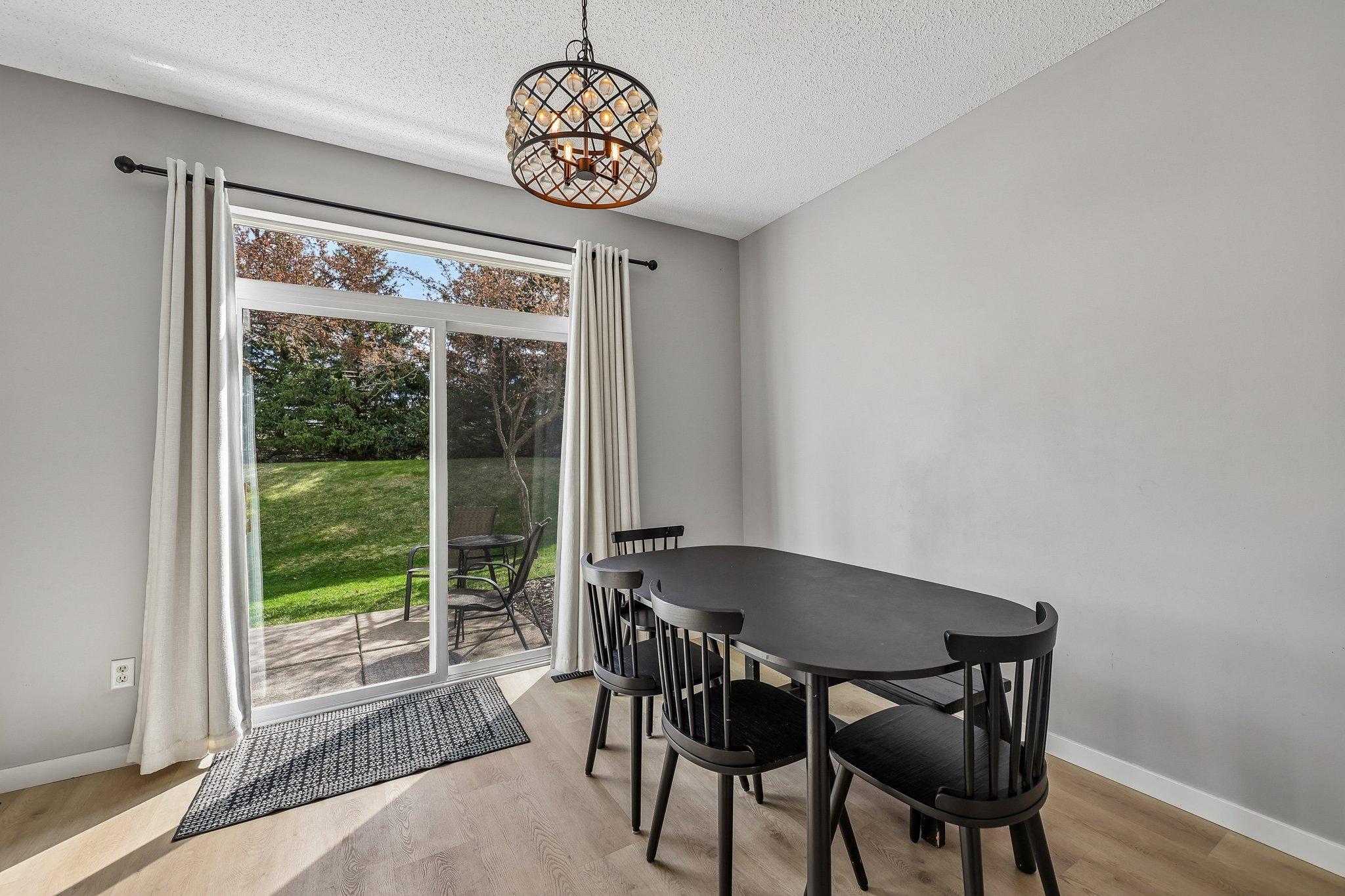 Dining Room With Direct Access to the Outdoor Patio