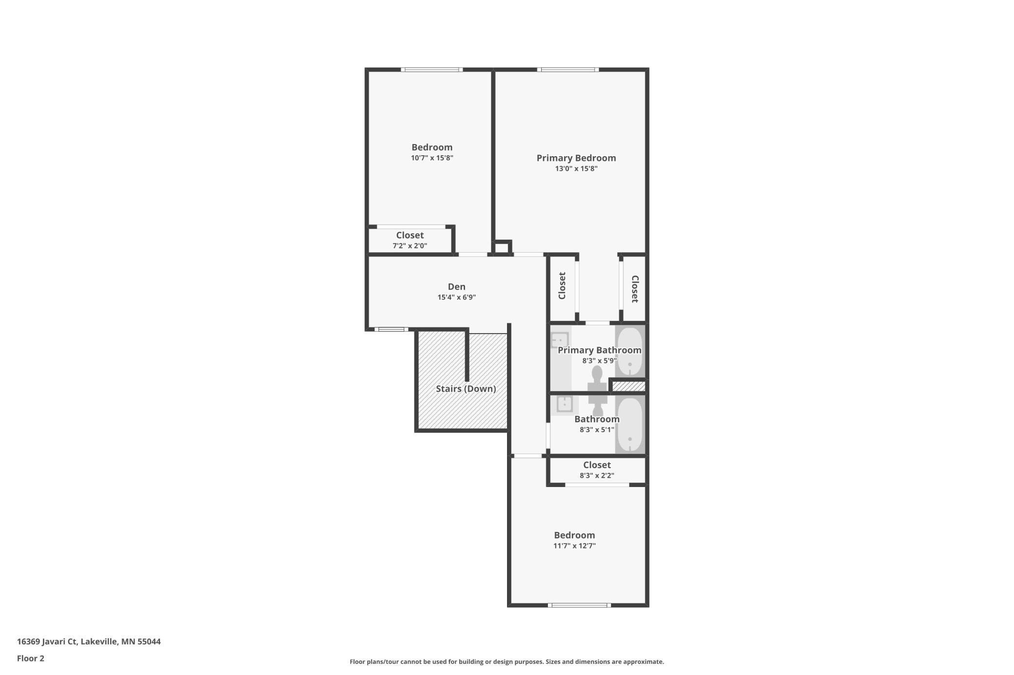 Upstairs Floorplan