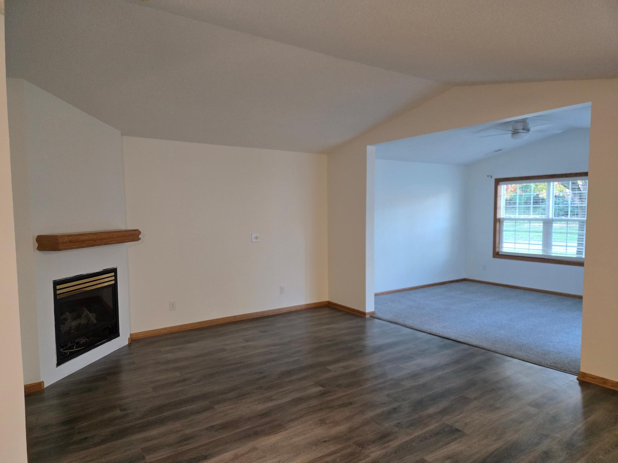 Spacious Living Room and Sunroom.