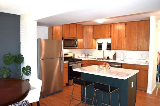 Both kitchens have been recentely updated with all new stainless steel appliances, new countertops and updated electrical outlets!