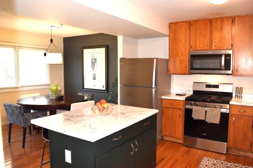 The open floor plan is great for entertaining and gathering!