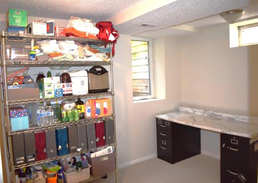 Unit 1 lower level ensuite with egress window and lookout window!