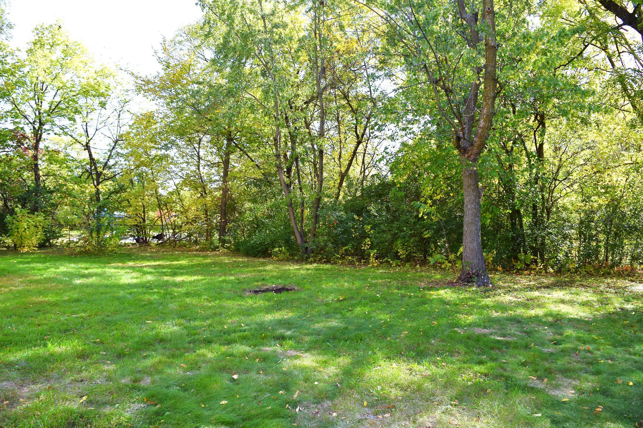 The tree-lined backyard is right next to Bellevue Park!