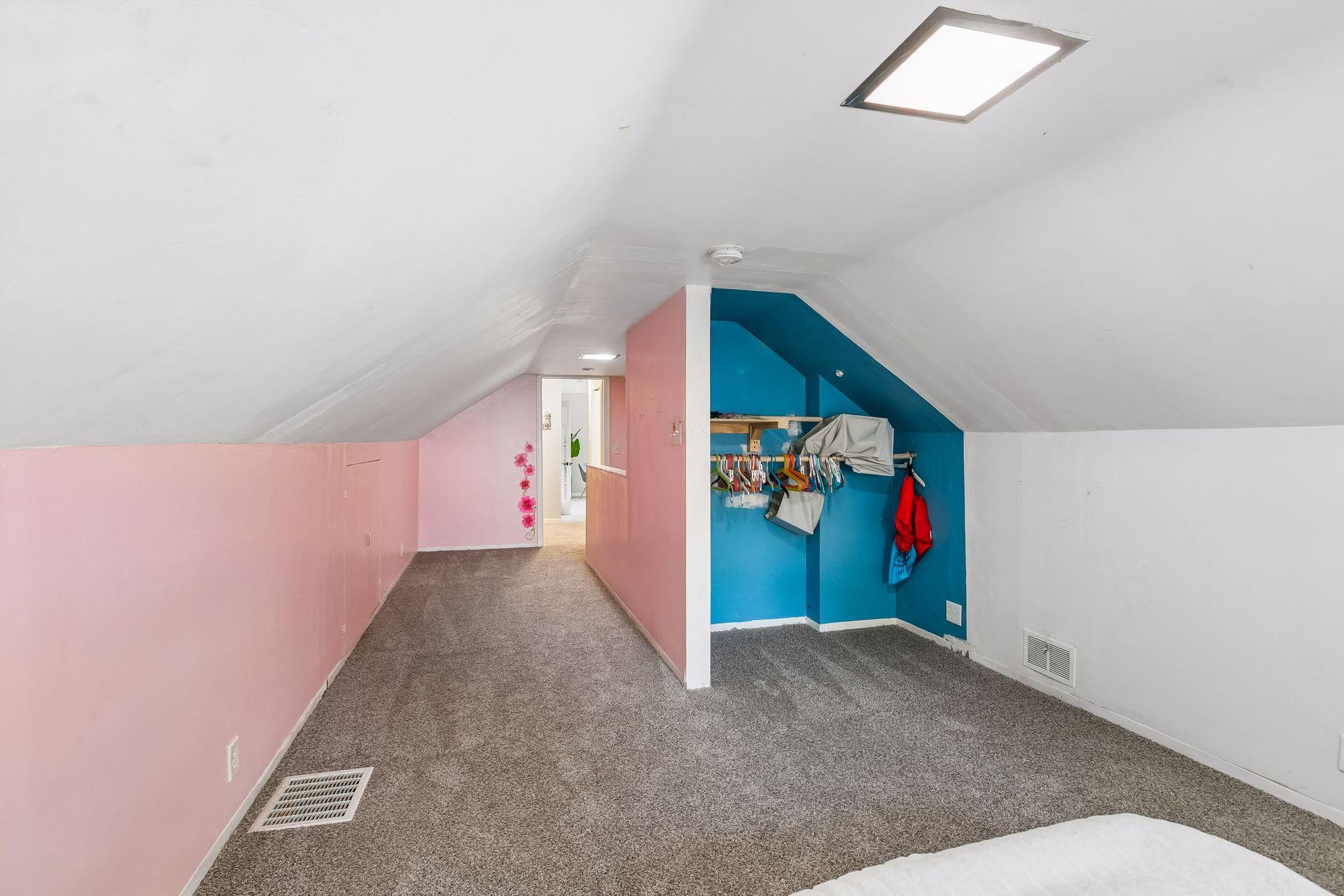Built in closet and storage space.