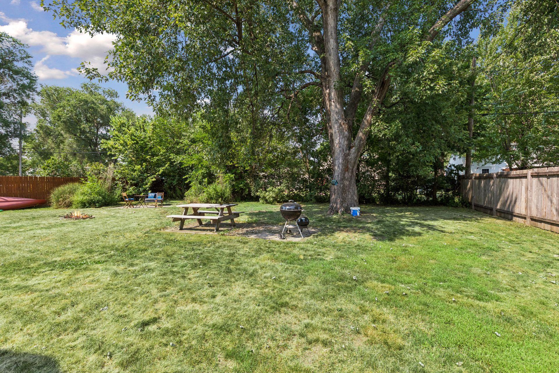 Picnic and grill area.