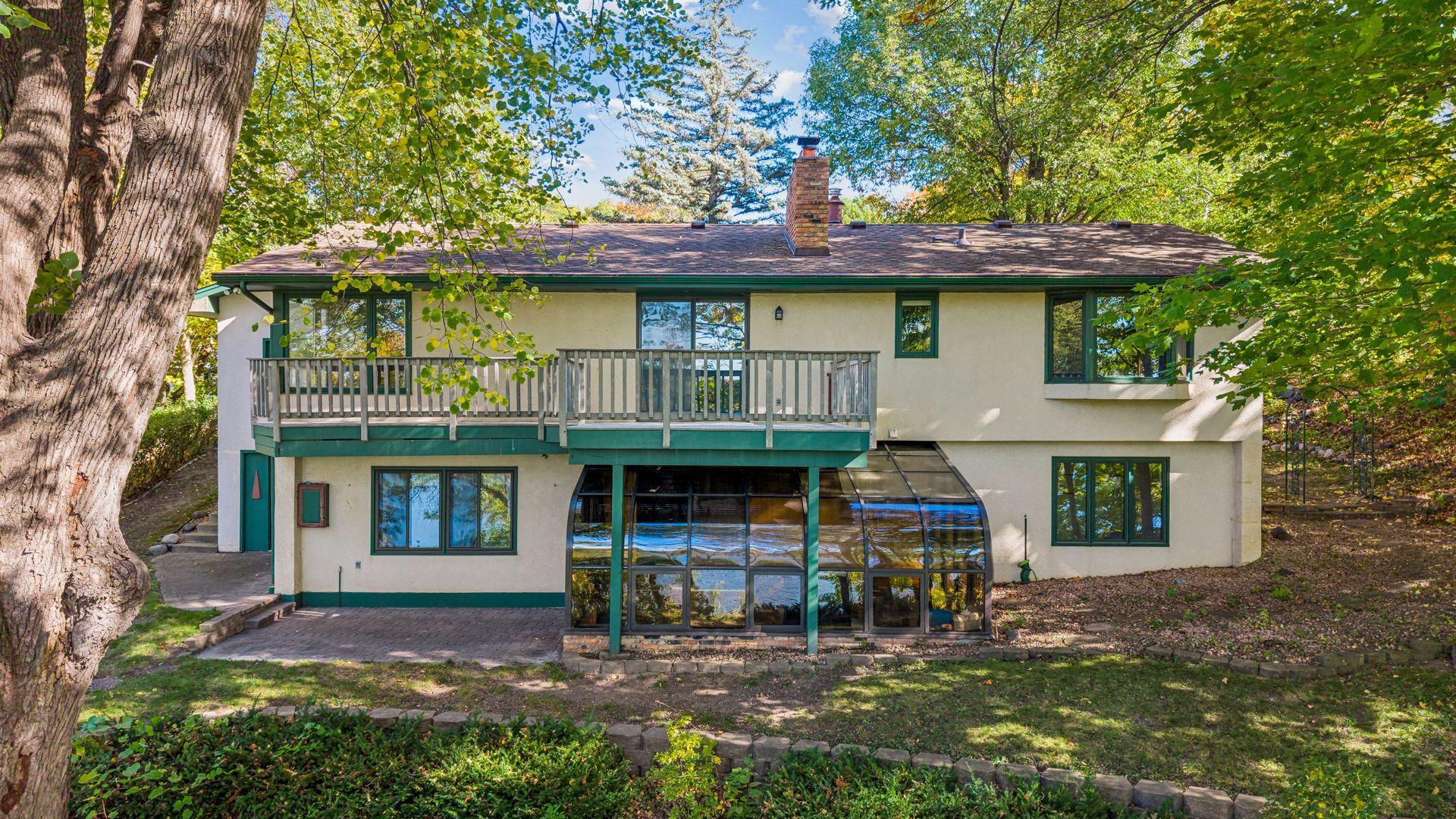 Deck and Sun Room below