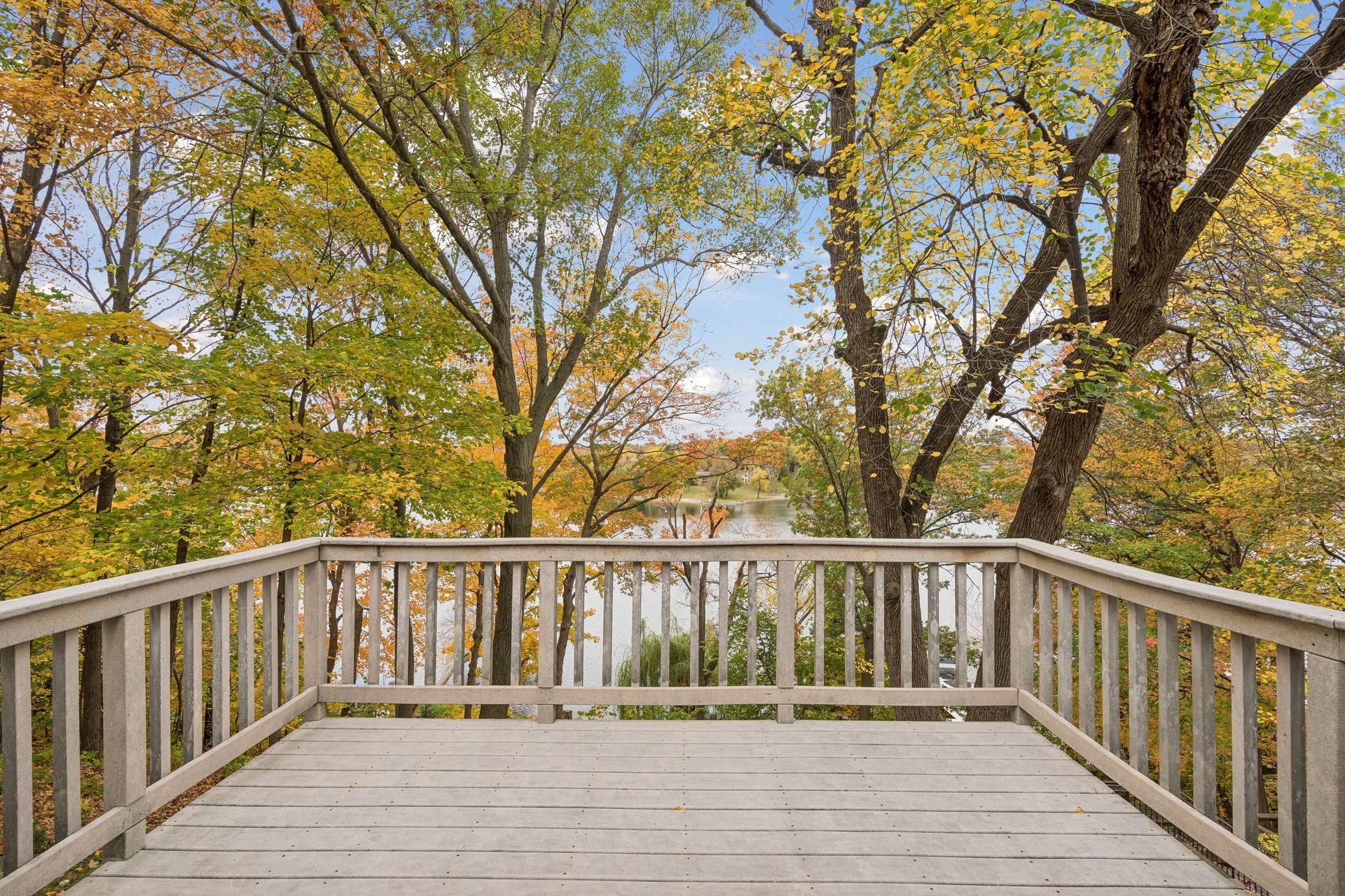 Upper Level Deck overlooking Fish Lake