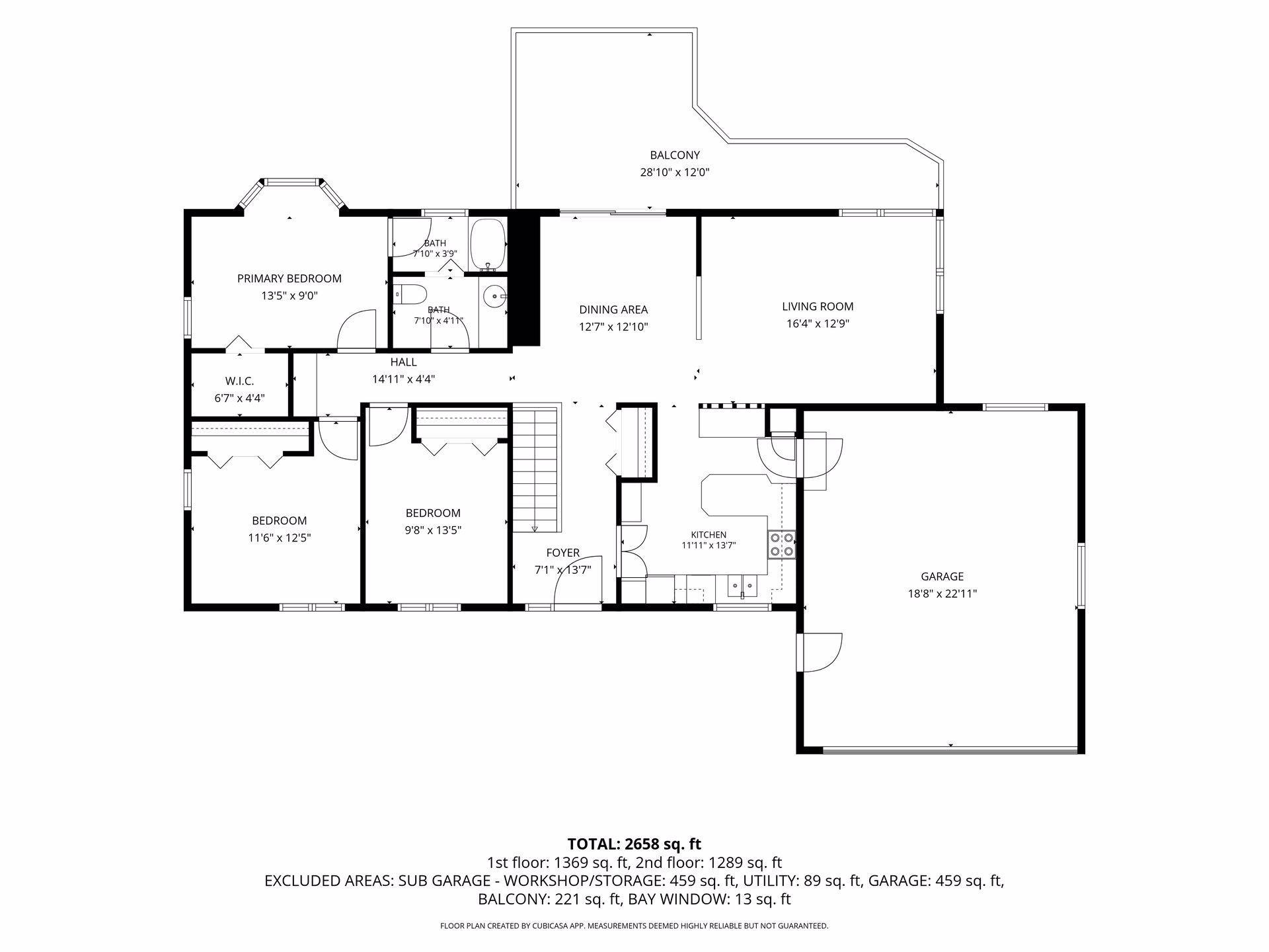 Main Level Floor Plan