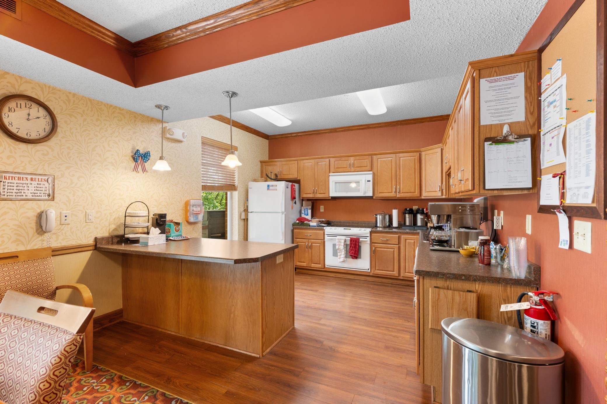 Kitchen in the community room